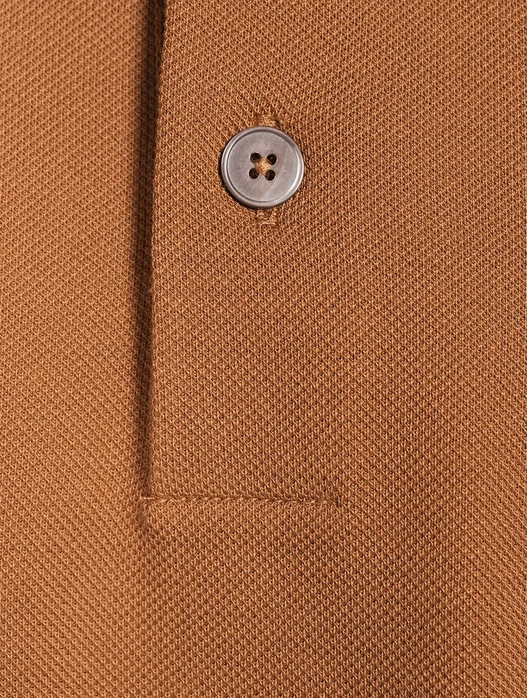 ZEGNA Long Sleeve Polo Shirt