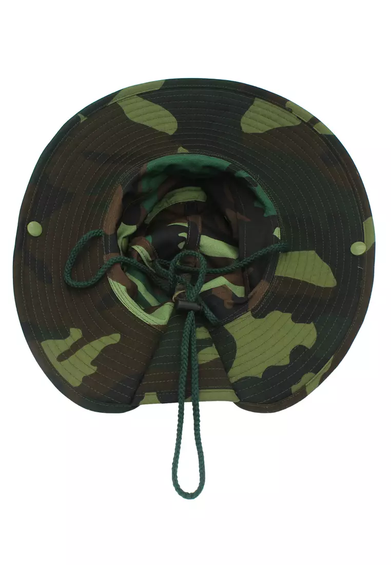 ZITIQUE Sunscreen camouflage fisherman hat