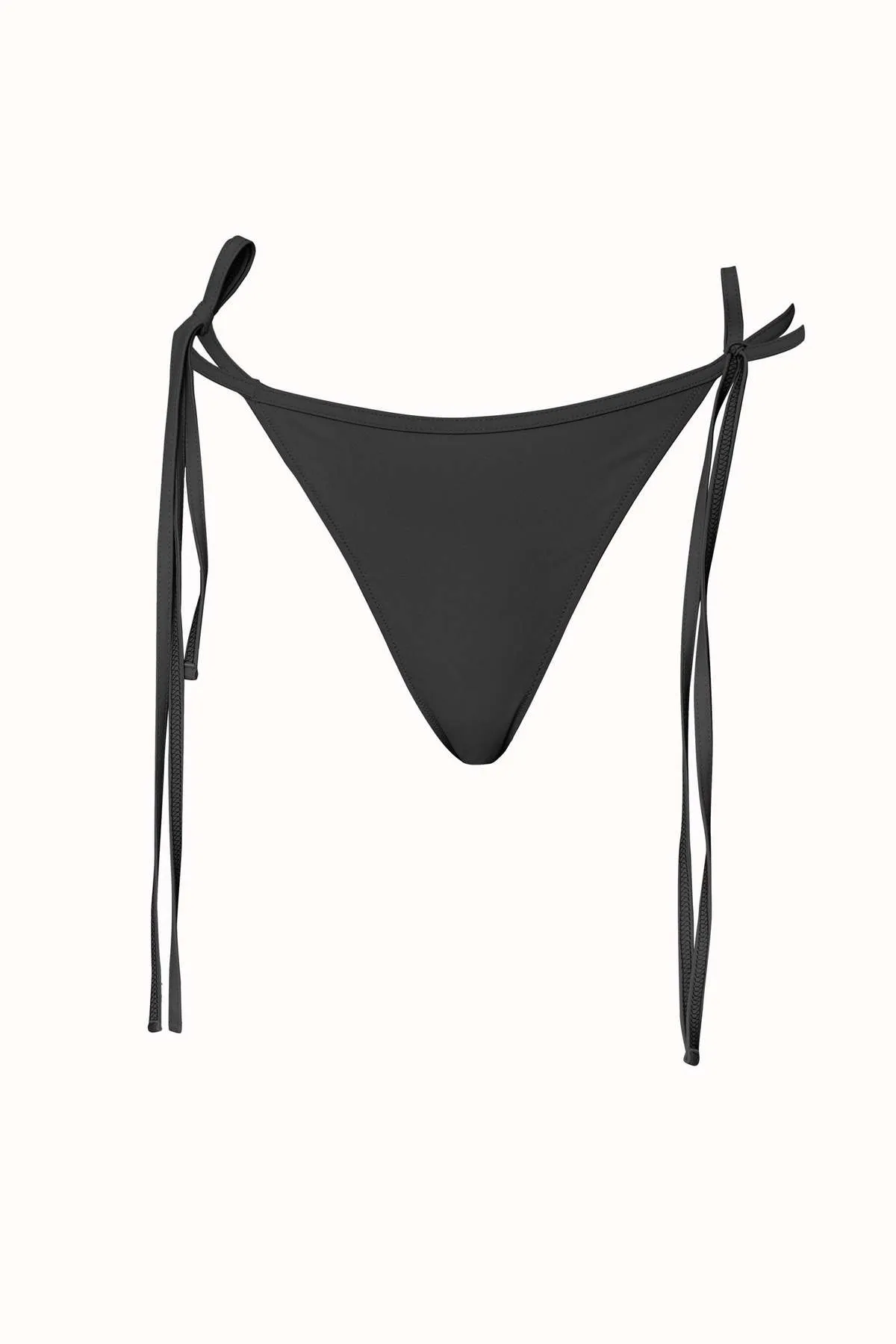 Zoe String Bikini Bottom - Black